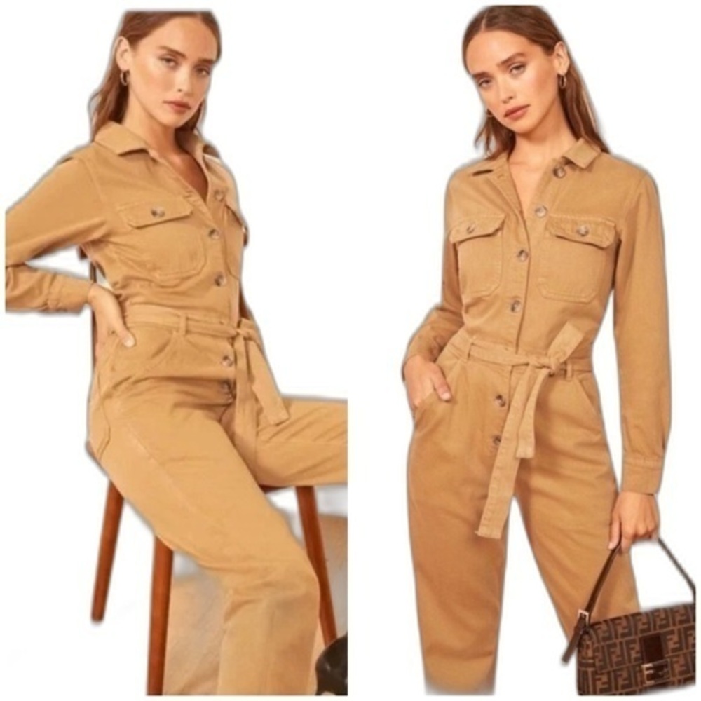 💋Reformation Kendall Boiler Suit (Desert)